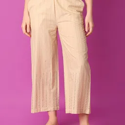LIMEROAD Women Self Design Peg Trousers-image-39