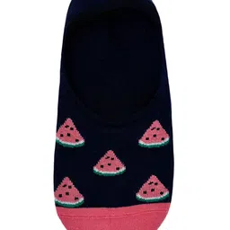 Mint & Oak Men Printed Shoe Liner Socks-12