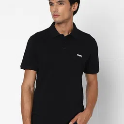 SPYKAR Regular Fit Polo Collar Short Sleeve Cotton T-shirt-image-72