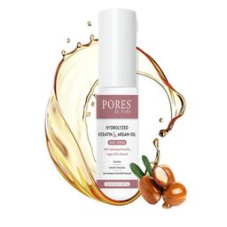 PORES Be Pure Set Of 2Hydrolyzed Keratin & Argan Oil Hair Serum - 100ml Each-12