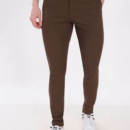 THE BEETEL HOUSE Men Relaxed Slim Fit Mid-Rise Trousers-picture-36