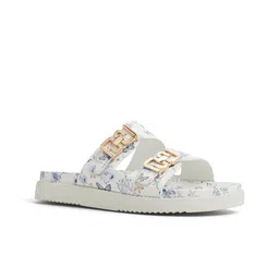 ALDO Women Printed Open Toe Flats with Buckles-33
