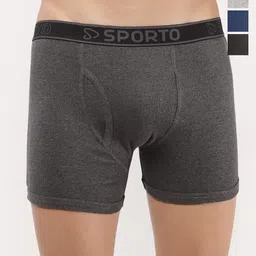 Sporto by Macho Men Pack Of 4 Short Trunks-picture-39