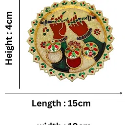 Anouk Set of 3 Elephant Rakhis With Greeting Card & Roli Chawal image 4