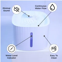 petfun Automatic Water Fountain with Filter System,Ultra-Quiet Pump, BPA-Free 3 ltr image 4