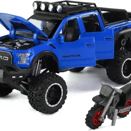 Die Cast Metal Model Car 1:24 Scale Raptor 6x6 Lights & Sound For Kids Toy Cars-image-18