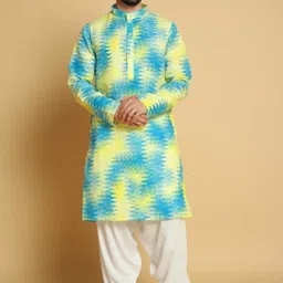 VISHESTA Men Printed Cotton Kurta-picture-2