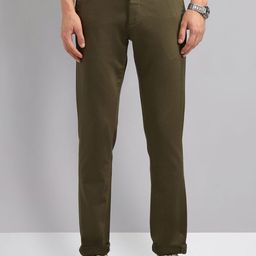AD By Arvind Men Solid Slim Fit Chinos Trousers-image-68