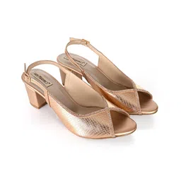 San Marino by Shoe Bank Women Party Block Peep Toes-33