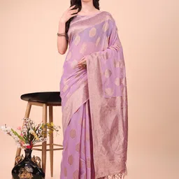 DIVASTRI Women Woven Design Zari Saree-picture-29