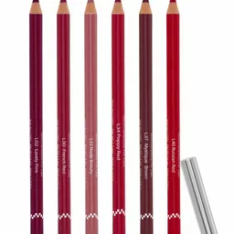 GLAM21 Set Of 6 Waterproof Creamy Lip Liner - 1.8 g Each - Combo 07-image-34