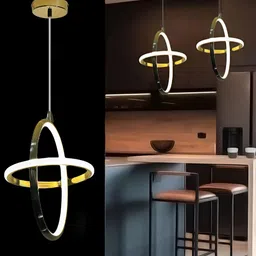 BrightLyt Gold-Toned Ceiling Lamp-14