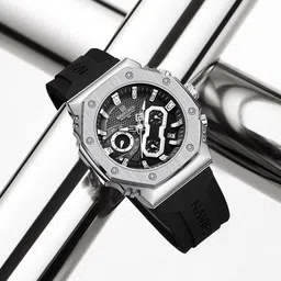 Naviforce Women Skeleton Dial & Straps Reset Time Analogue Watch NF8035L_S W B_-image-34
