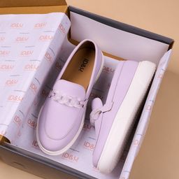 ID Women Printed Leather Loafers-image-29