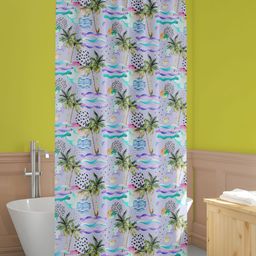 ArtzFolio Single Piece Waterproof Polyester Shower Curtain-image-72