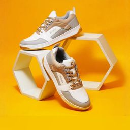 Dollphin Beige Walking Marking Sports Shoes-image-89