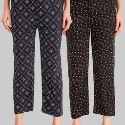 TRENDY WORLD Pack of 2 Printed Pyjamas-image-83
