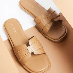 CODE by Lifestyle Women Textured Open Toe Flats-image-65