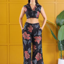 DARVI Printed Top With Trouser Co-Ords-picture-18