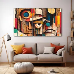 The Castle Decor Multicoloured 1 Piece Wood Other Wall Paintings-image-15