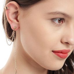 fabula Leaf Shaped Drop Earrings image 4