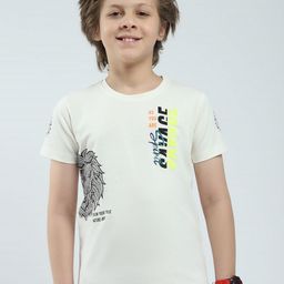 Monte Carlo Boys Graphic Printed Round Neck Animal Graphic T-shirt-image-38
