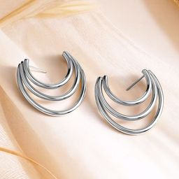 Rubans Voguish Classic Hoop Earrings-98