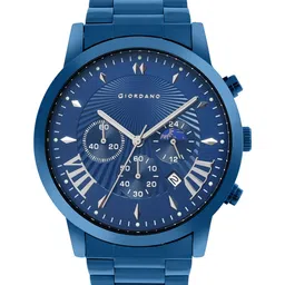 GIORDANO Men Dial & Stainless Steel Bracelet Style Straps Analogue Watch GZ-50056-55A-image-11