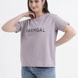 CHARMGAL Women Printed Cotton Tshirt-image-68