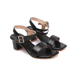 Mast & Harbour Party Block Sandals with Buckles-picture-16