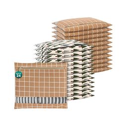 Aura Brown Set of 6 Regular Drawer Organiser Organisers-35
