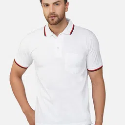 ALARM Men Polo Collar Pockets T-shirt-70