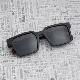 Ted Smith Unisex Square Sunglasses with Polarised and UV Protected Lens-8
