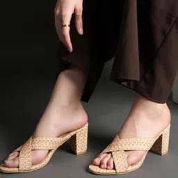 CORSICA Embellished Block Mules-19