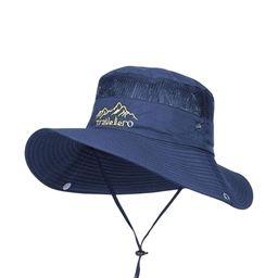 Alexvyan Men Blue Solid Sun Hat-picture-19