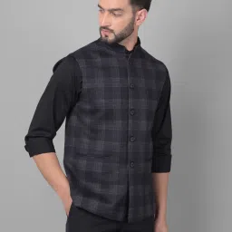 Checkered Men Waistcoat-image-37