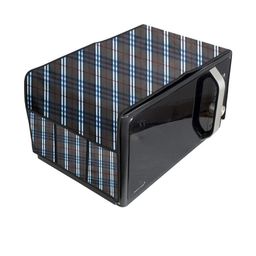 The Furnishing Tree Waterproof & Dustproof PVC Microwave Oven Top Cover with 6 Utility Pockets, Che-image-77