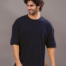 Friskers Men Solid Round Neck Cotton T-shirt-image-24