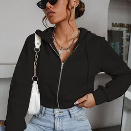 LULU & SKY Women Geometric Crop Sporty Jacket-image-49