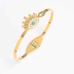 ARTKLIM Women Gold-Plated Bangle-Style Bracelet image 2