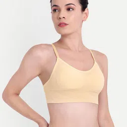 Trulymart Pack Of 3 Solid Full Coverage Lightly Padded Rapid Dry Regular Push Up Bra image 5