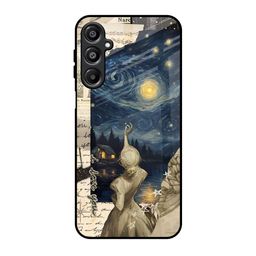 QRIOH WishFlare Printed Sleek & Lightweight Silicone Samsung Galaxy A16 5G Glass Back Case-image-65