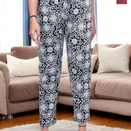 Kryptic Pack Of 2 Printed Pure Cotton Relaxed-Fit Mid-Rise Lounge Pants-image-97