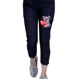 STYLOKAT Girls Regular Fit Mid-Rise Printed Cropped Jeans-image-107