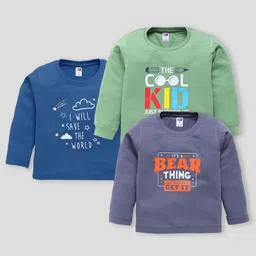 Nottie Planet Boys 3 Printed Applique T-shirt-image-7