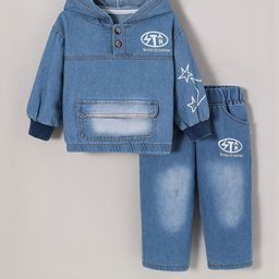 Hopscotch Boys Denim Hoodie Jacket & Jean-picture-41