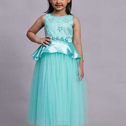 Toy Balloon kids Net Fit & Flare Maxi Dress-image-82
