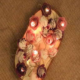FIG Purple & Pink Lush Bloom String Light image 4