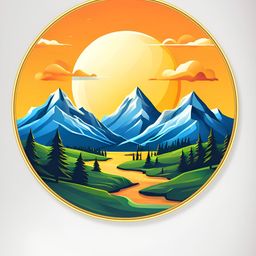 SAF Aura Orange & Blue Nature Scenery Abstract Printed Wall Arts-image-96