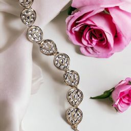 Anouk Kundan Studded Head Chains Head Jewellery-image-57